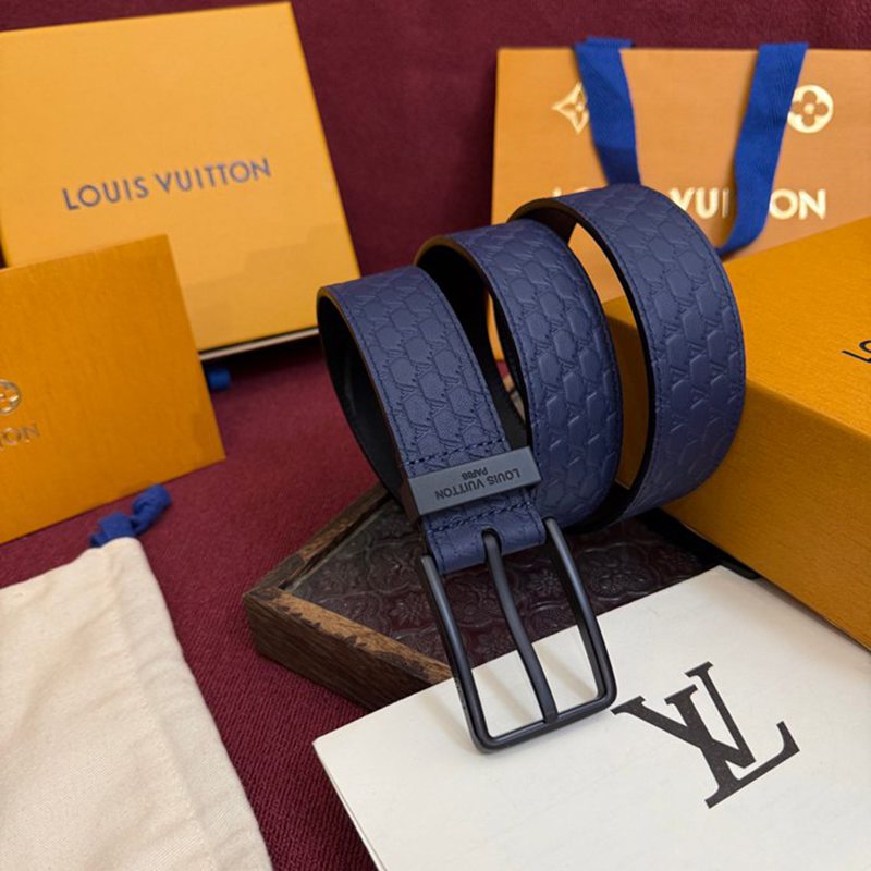 LV メンズ ベルト モノグラム 3.5cm
