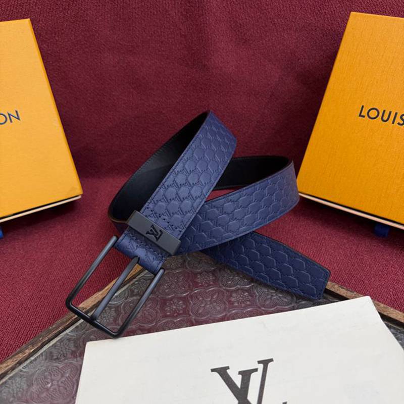 LV メンズ ベルト モノグラム 3.5cm