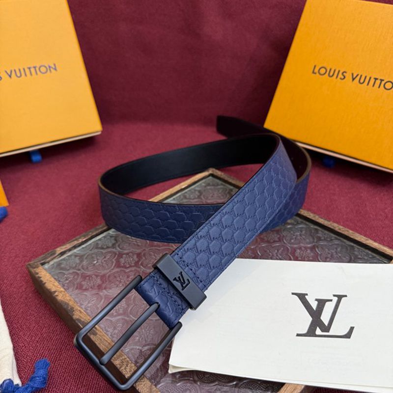 LV メンズ ベルト モノグラム 3.5cm