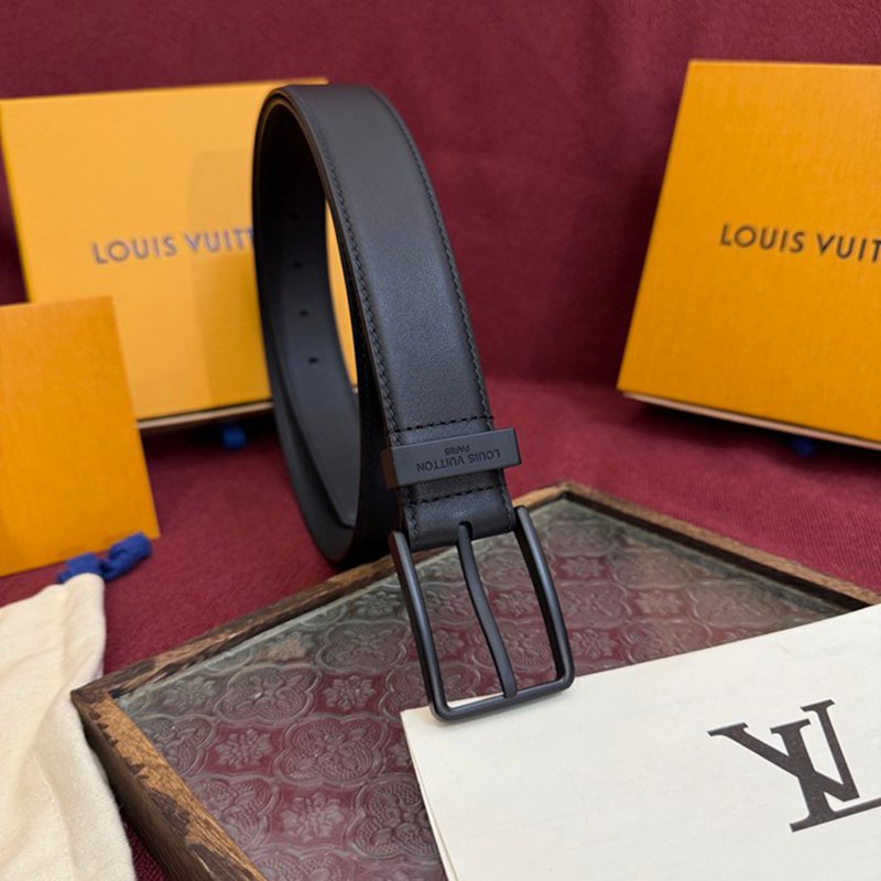LV メンズ ベルト モノグラム 3.5cm