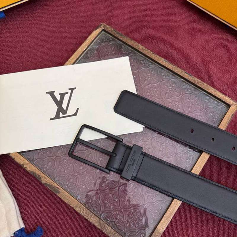 LV メンズ ベルト モノグラム 3.5cm