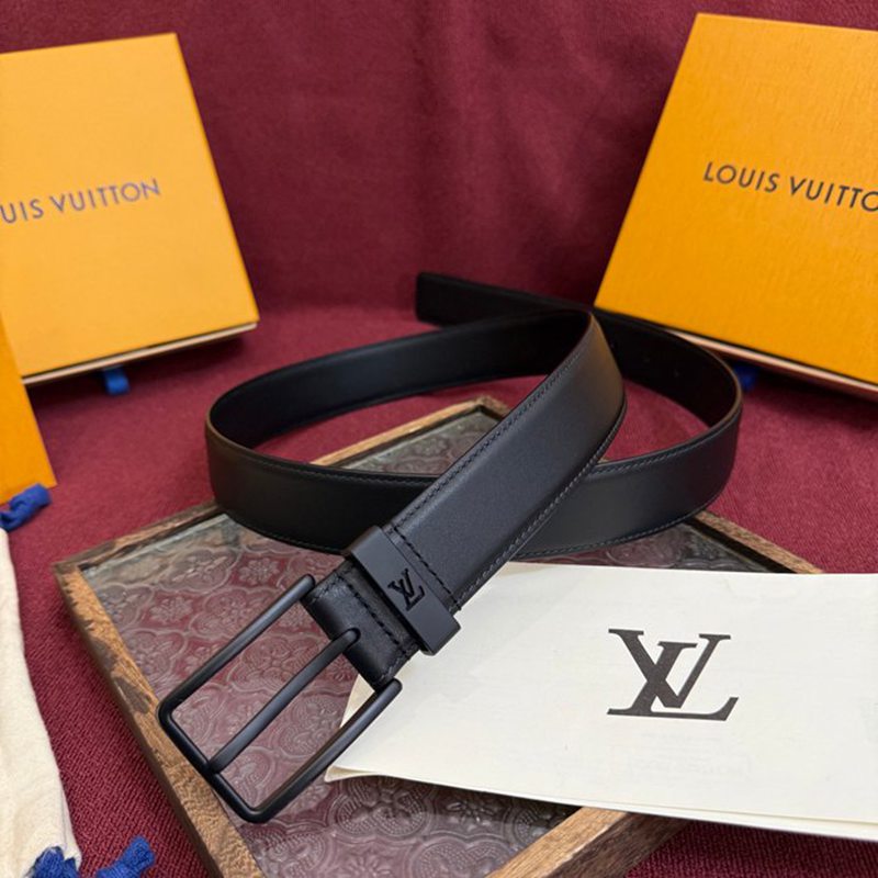 LV メンズ ベルト モノグラム 3.5cm
