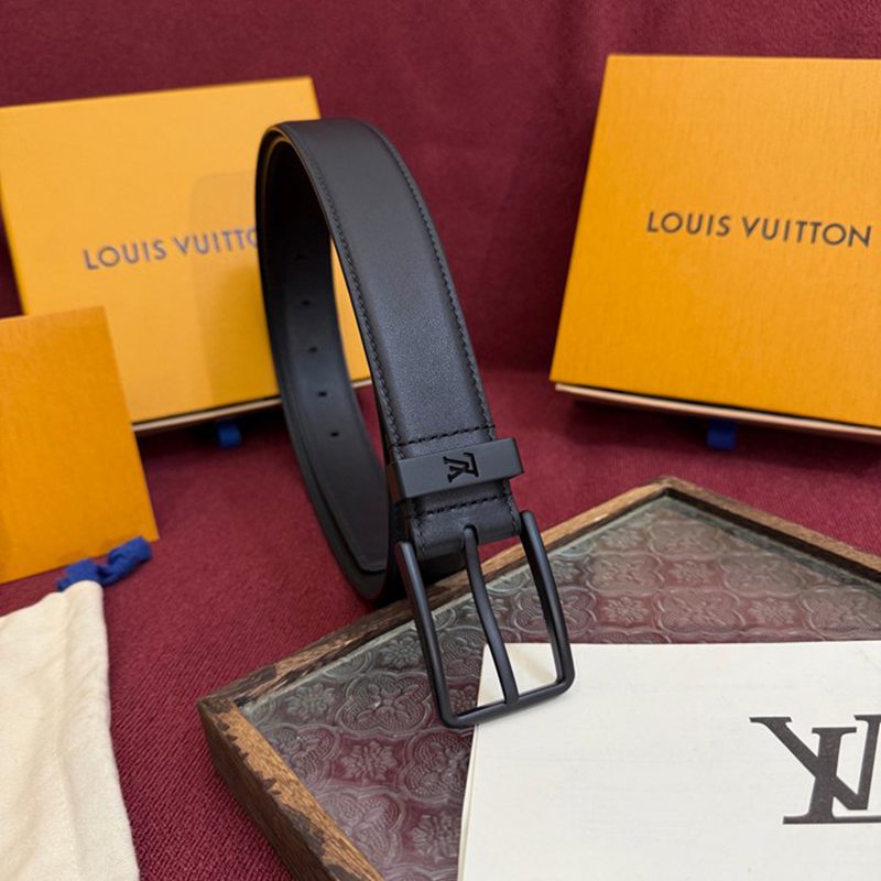 LV メンズ ベルト モノグラム 3.5cm