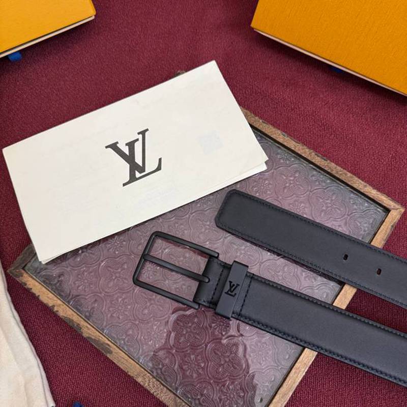 LV メンズ ベルト モノグラム 3.5cm