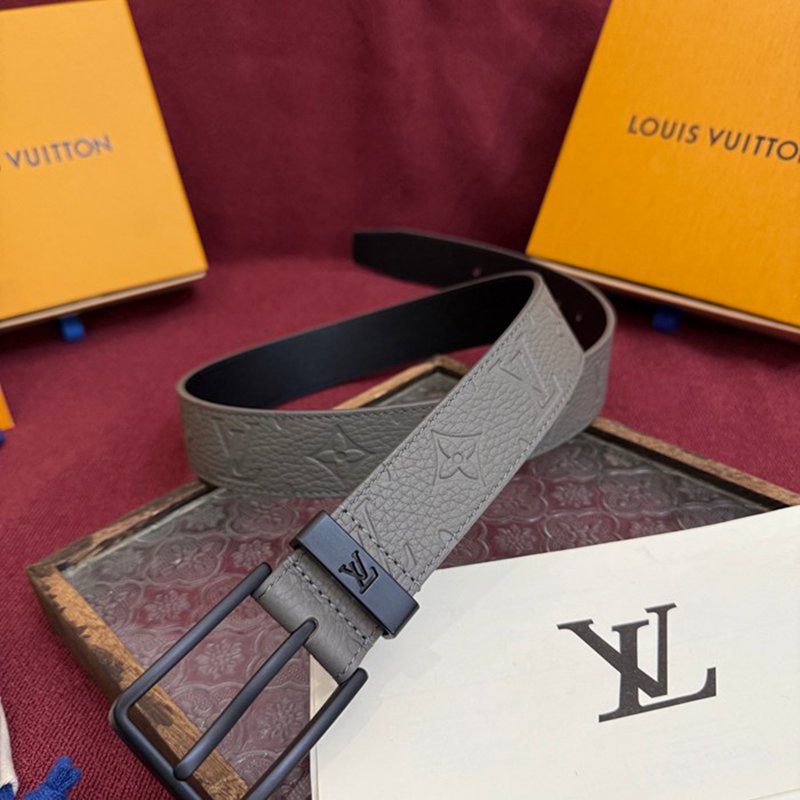 LV メンズ ベルト モノグラム 3.5cm