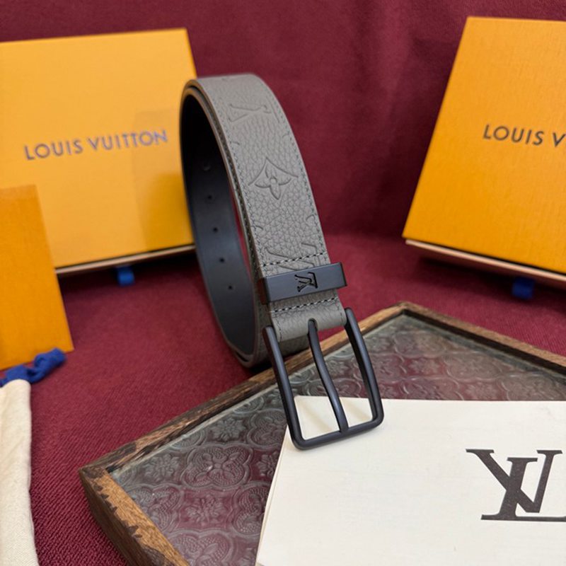 LV メンズ ベルト モノグラム 3.5cm