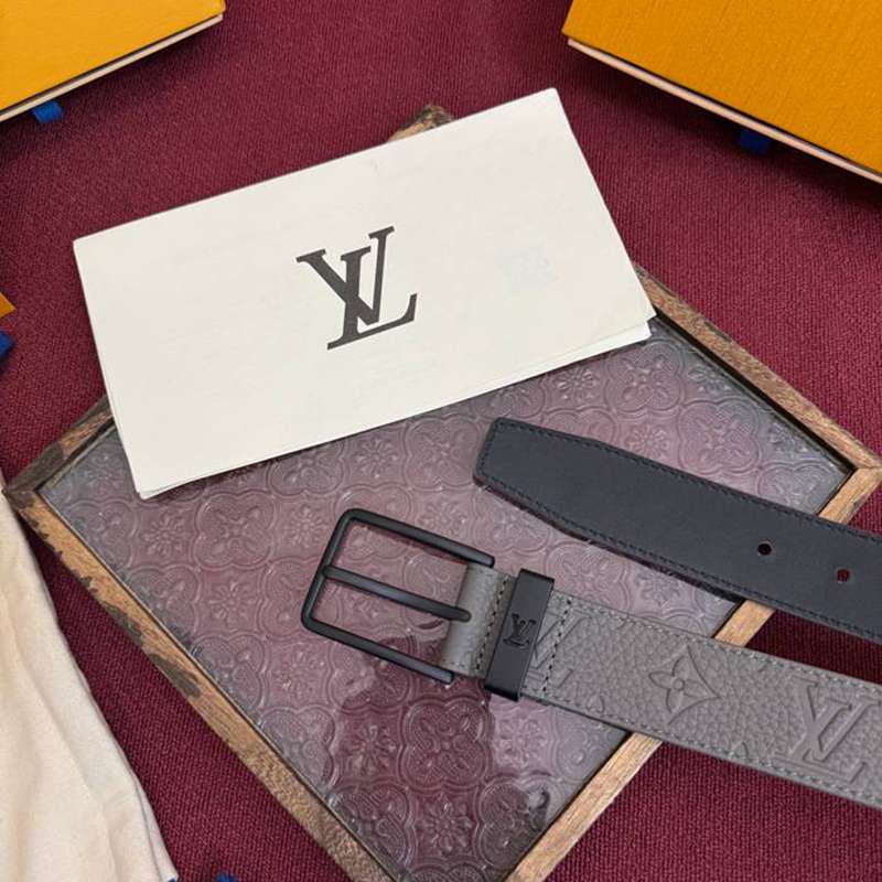 LV メンズ ベルト モノグラム 3.5cm
