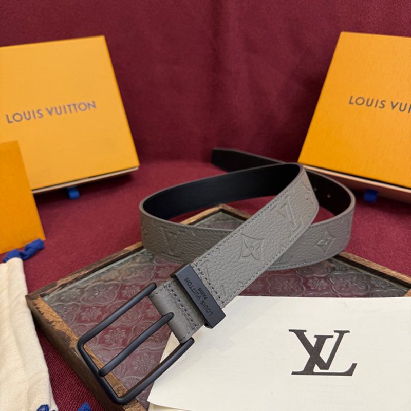 LV メンズ ベルト モノグラム 3.5cm