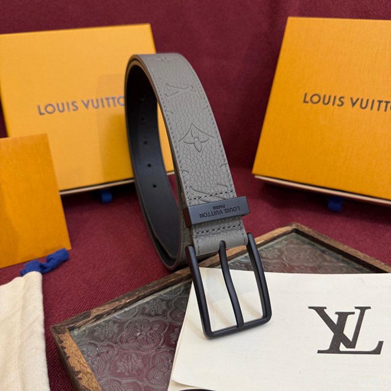 LV メンズ ベルト モノグラム 3.5cm