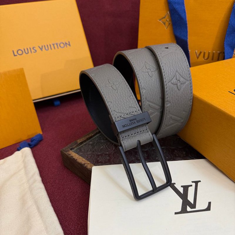 LV メンズ ベルト モノグラム 3.5cm