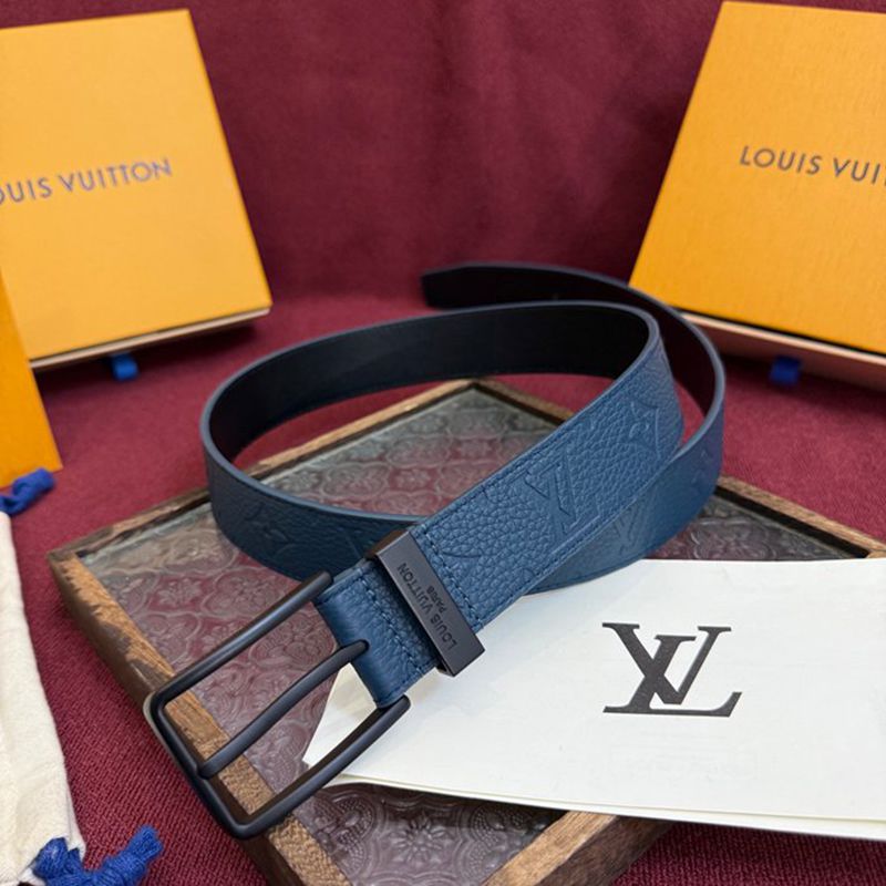 LV メンズ ベルト モノグラム 3.5cm