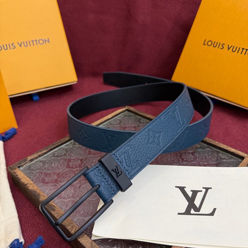 LV メンズ ベルト モノグラム 3.5cm