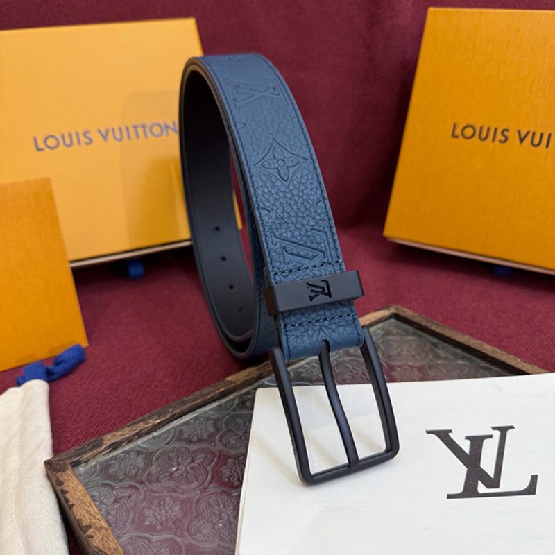 LV メンズ ベルト モノグラム 3.5cm