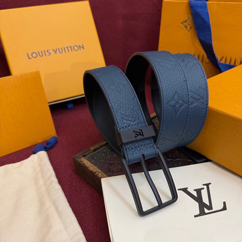 LV メンズ ベルト モノグラム 3.5cm