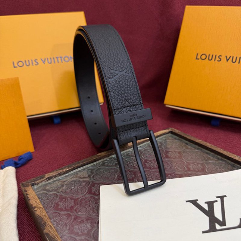 LV メンズ ベルト モノグラム 3.5cm