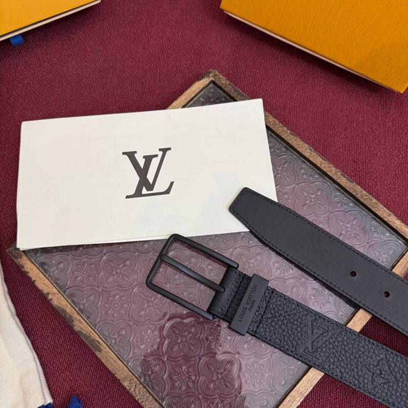 LV メンズ ベルト モノグラム 3.5cm