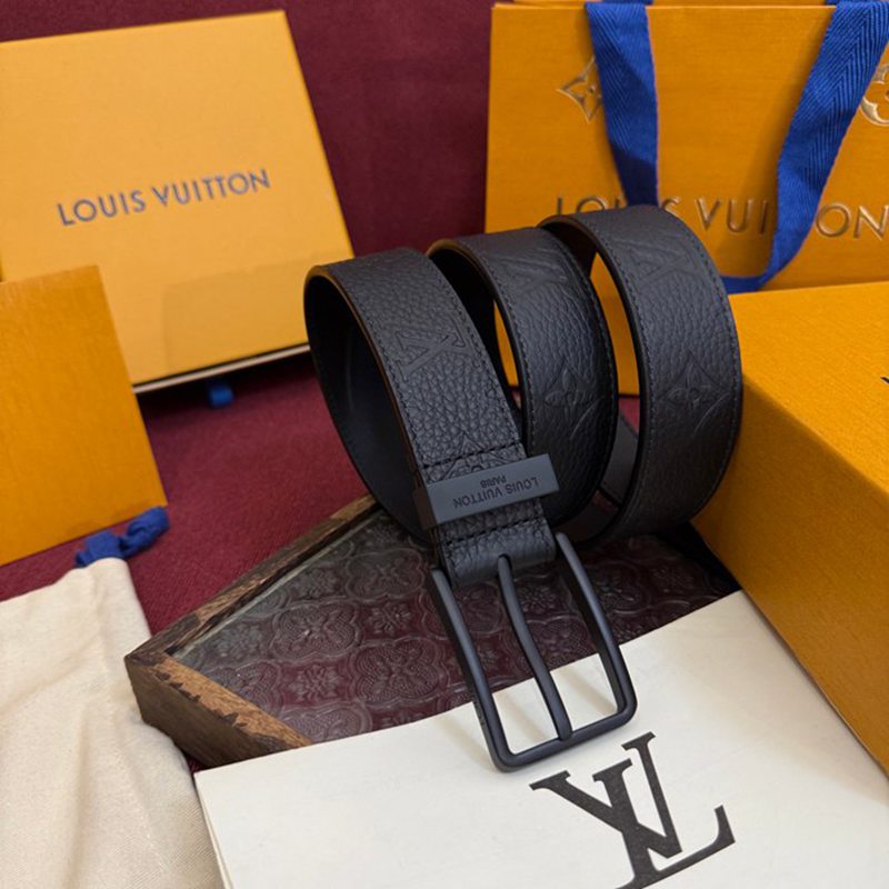 LV メンズ ベルト モノグラム 3.5cm