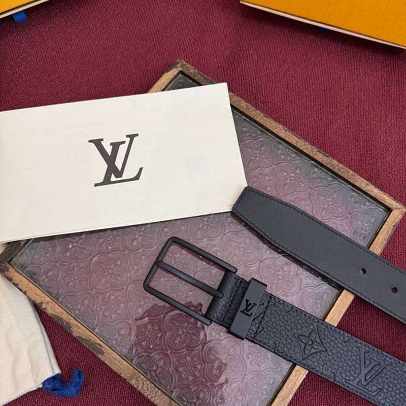 LV メンズ ベルト モノグラム 3.5cm