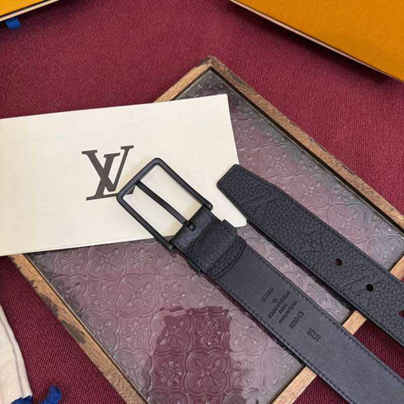 LV メンズ ベルト モノグラム 3.5cm