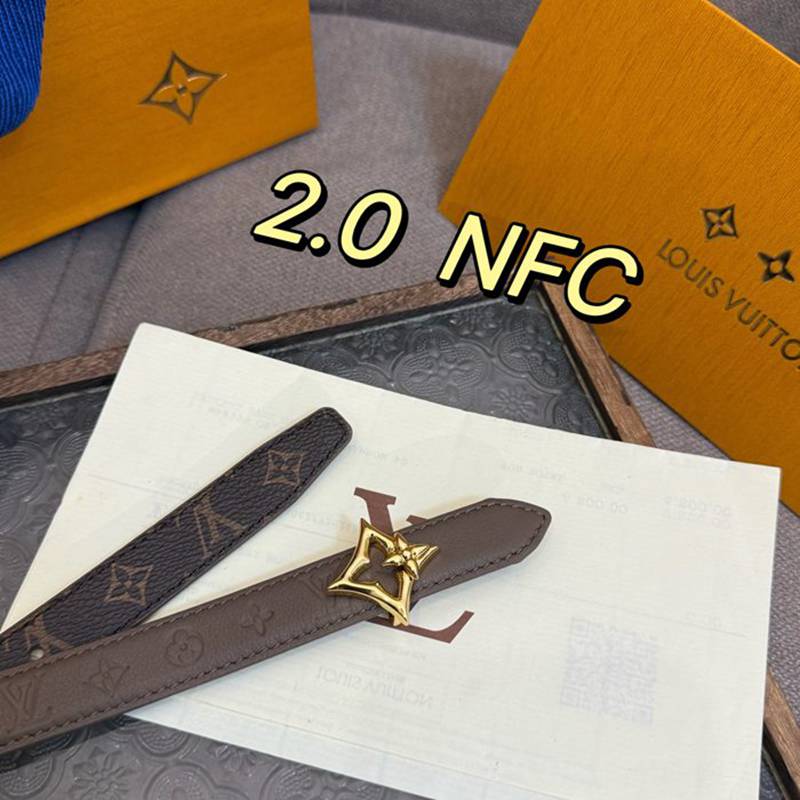 LV レディース ベルト フラワーグラム 20mm