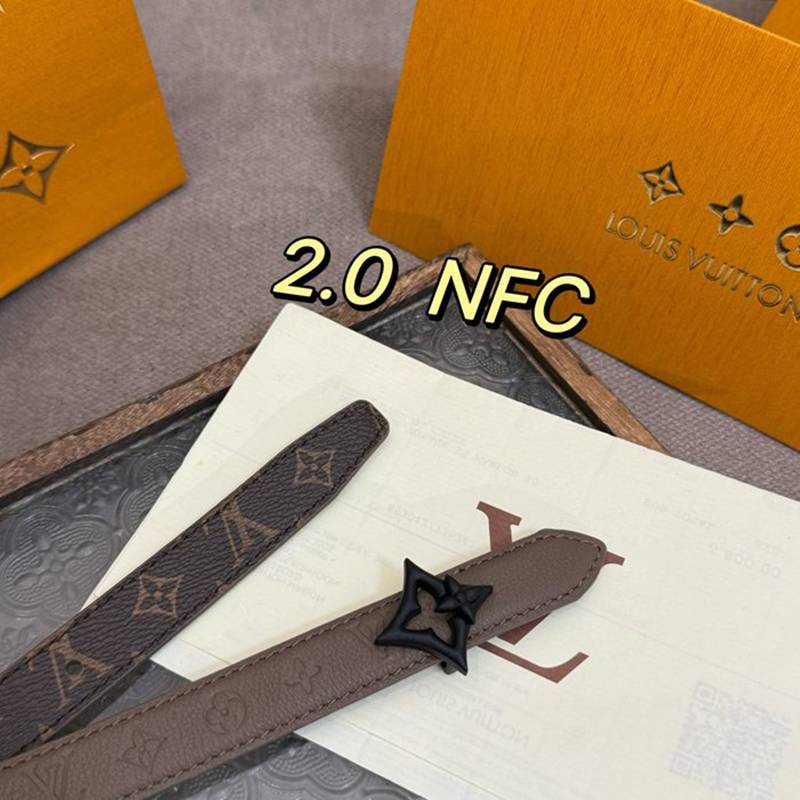 LV レディース ベルト フラワーグラム 20mm