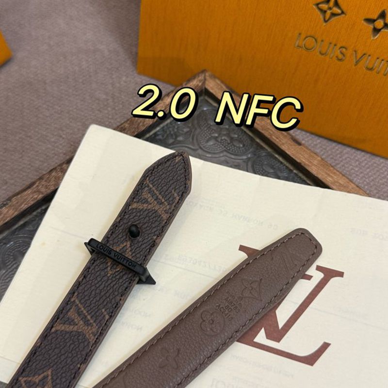 LV レディース ベルト フラワーグラム 20mm