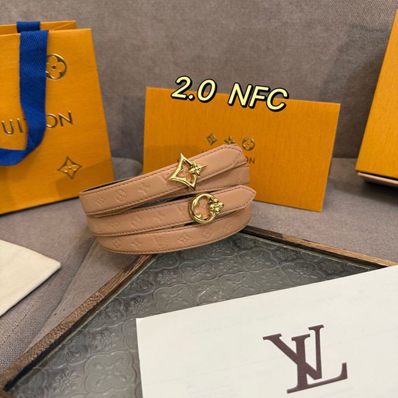 LV レディース ベルト フラワーグラム 20mm LV レディース ベルト フラワーグラム 20mm