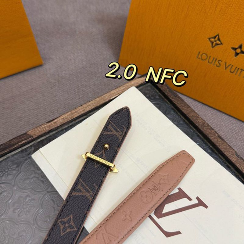 LV レディース ベルト フラワーグラム 20mm