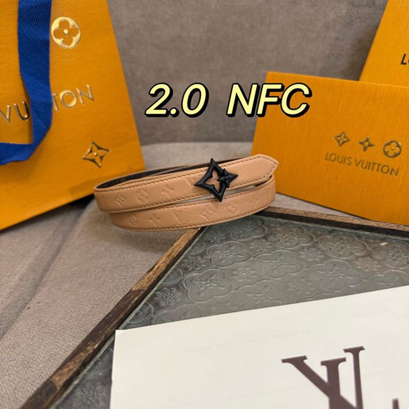 LV レディース ベルト フラワーグラム 20mm