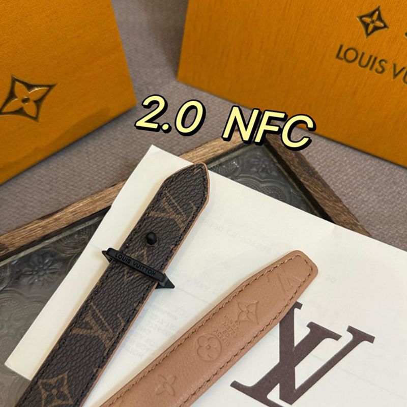 LV レディース ベルト フラワーグラム 20mm