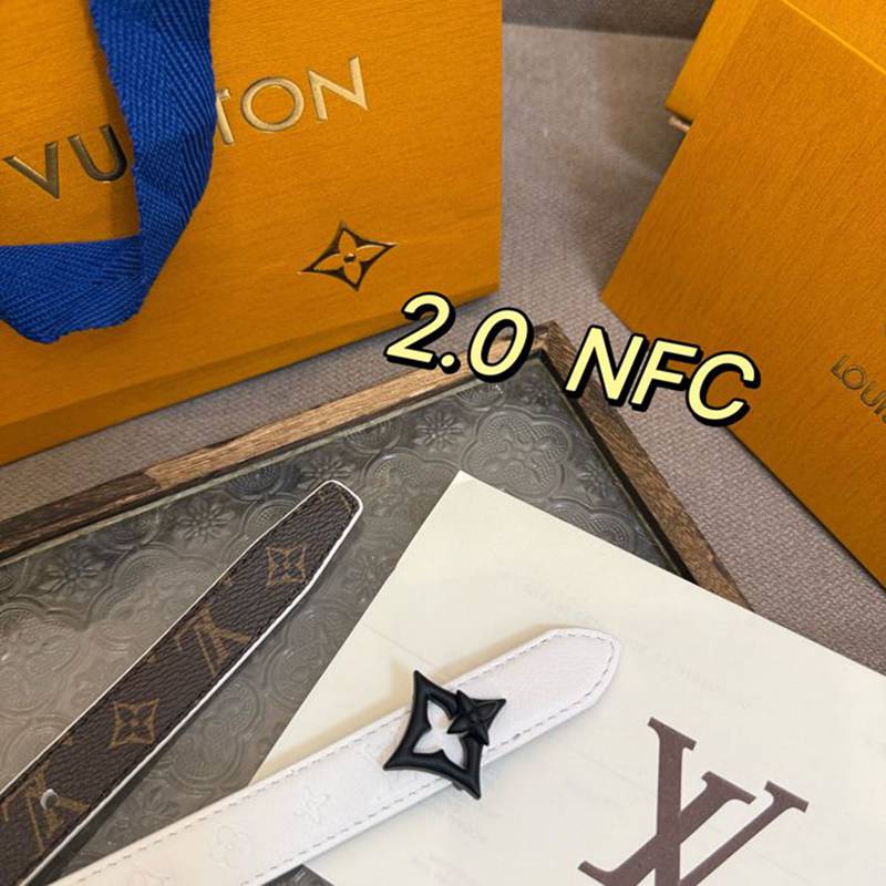 LV レディース ベルト フラワーグラム 20mm