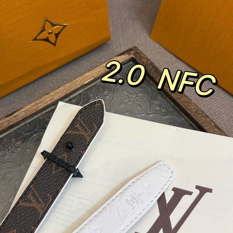 LV レディース ベルト フラワーグラム 20mm