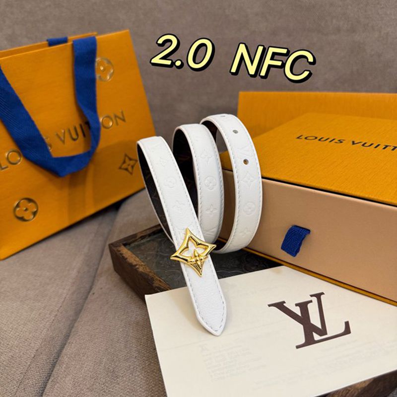 LV レディース ベルト フラワーグラム 20mm