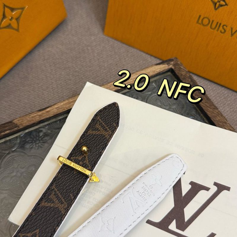 LV レディース ベルト フラワーグラム 20mm