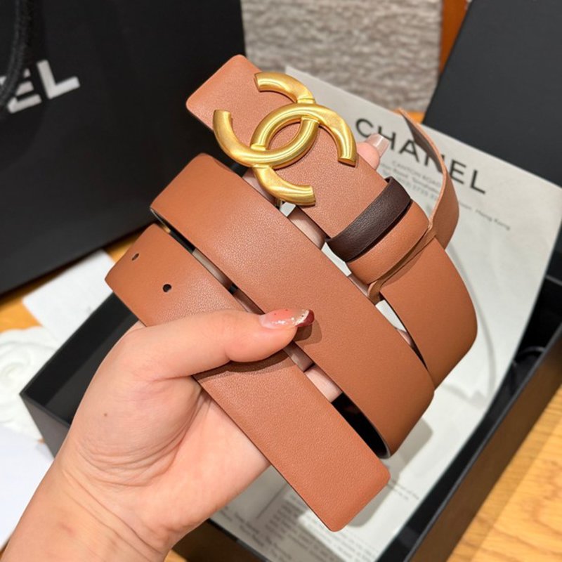 シャネル レディース ベルト 両面用 3.0cm