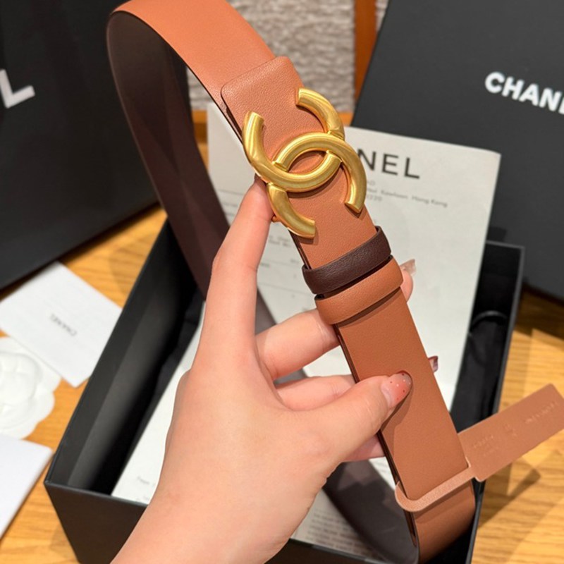 シャネル レディース ベルト 両面用 3.0cm