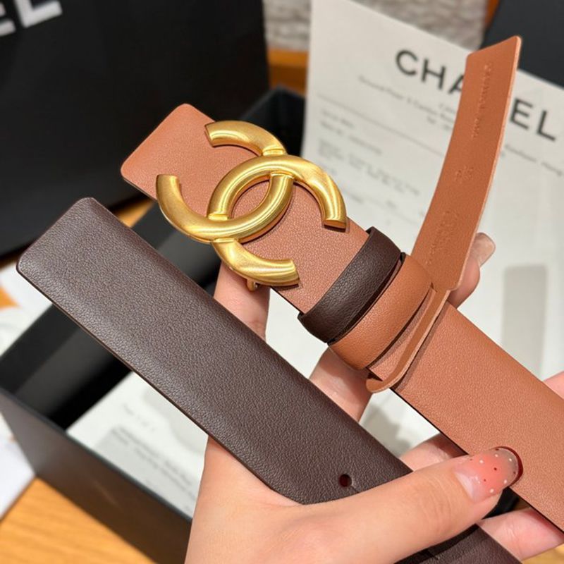 シャネル レディース ベルト 両面用 3.0cm