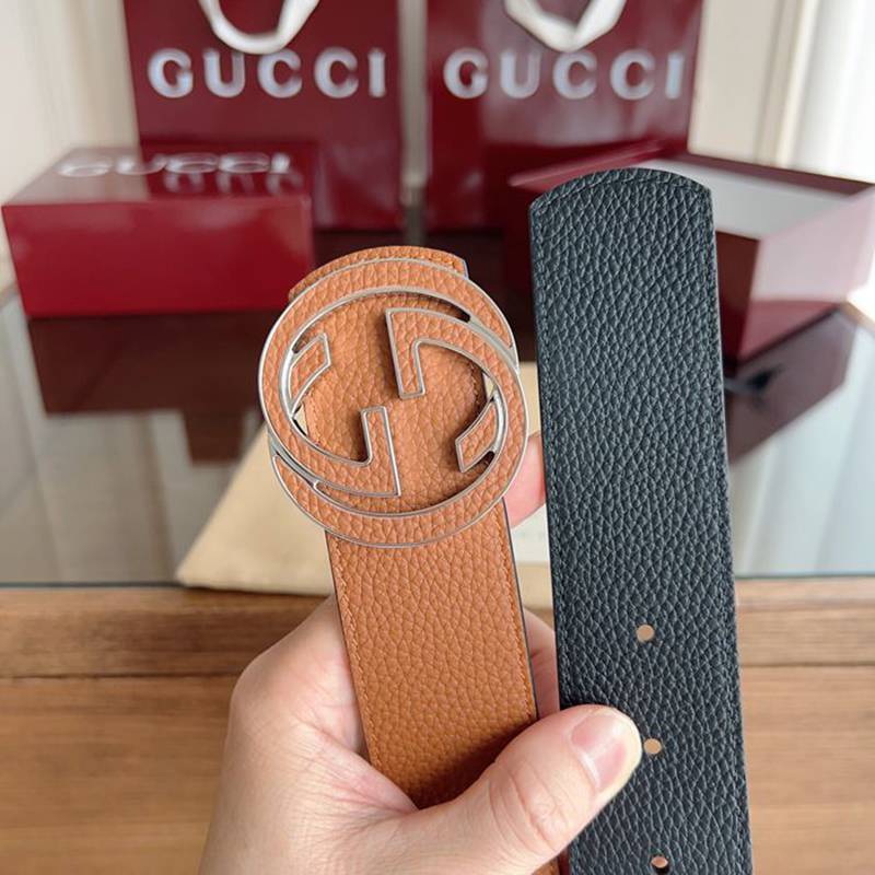 グッチ メンズ ベルト 両面用 4cm