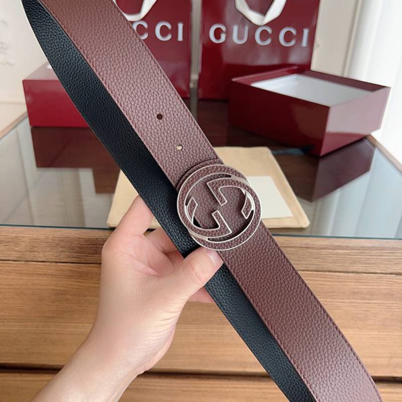 グッチ メンズ ベルト 両面用 4cm