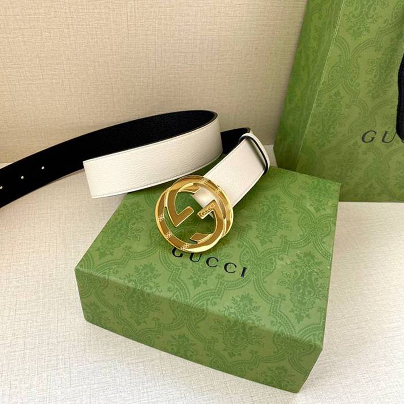 グッチ メンズ ベルト GGマーモント 3.8cm