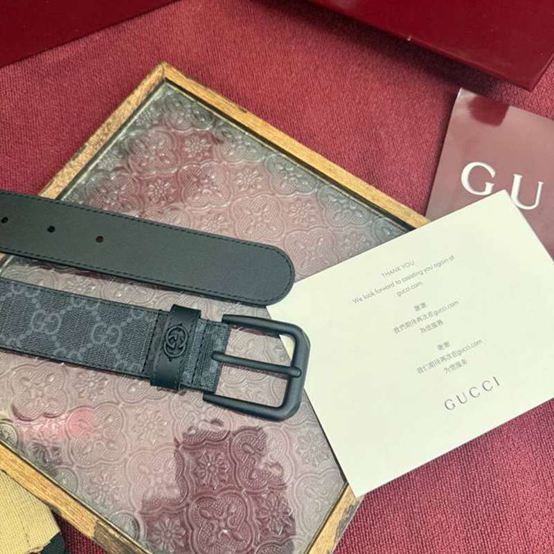 グッチ メンズ ベルト GG 3.5cm