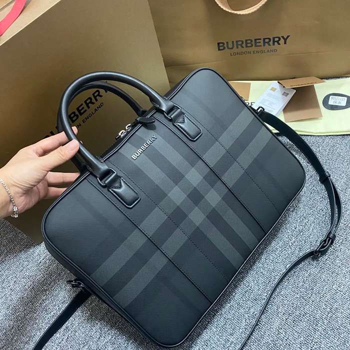 BURBERRY 7721 チェックブリーフケース サイズ:38x28cm BURBERRY 7721 チェックブリーフケース サイズ:38x28cm