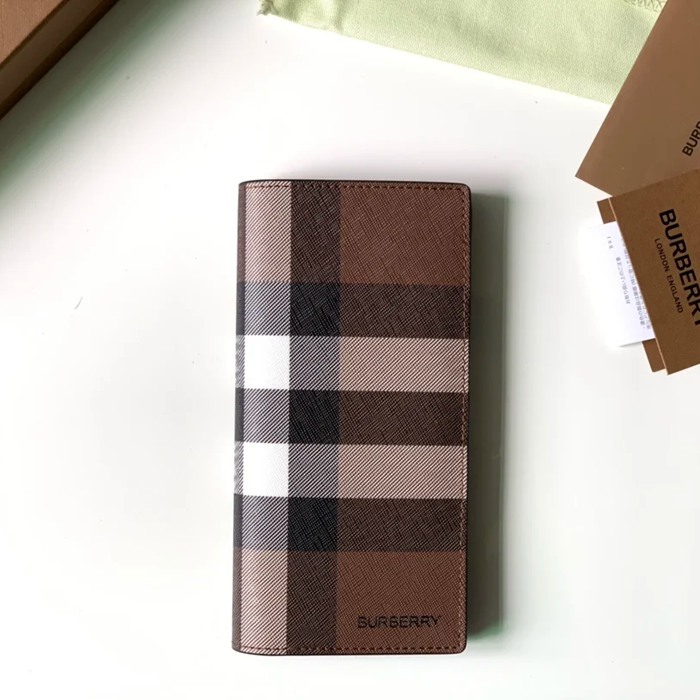BURBERRY ヴィンテージチェックエコキャンバス長財布 サイズ:19x10x2.5cm