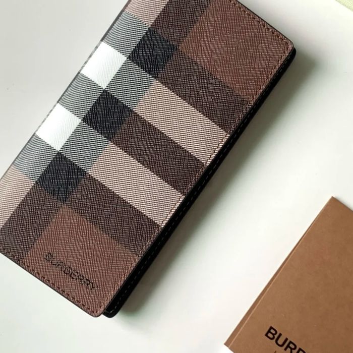 BURBERRY ヴィンテージチェックエコキャンバス長財布 サイズ:19x10x2.5cm