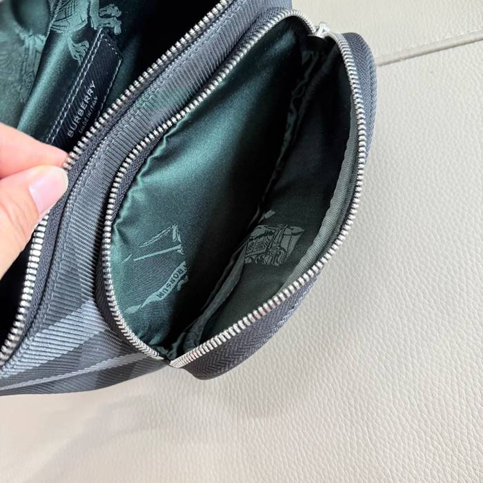 BURBERRY 3561 最新チェックウエストバッグ サイズ:27x14cm