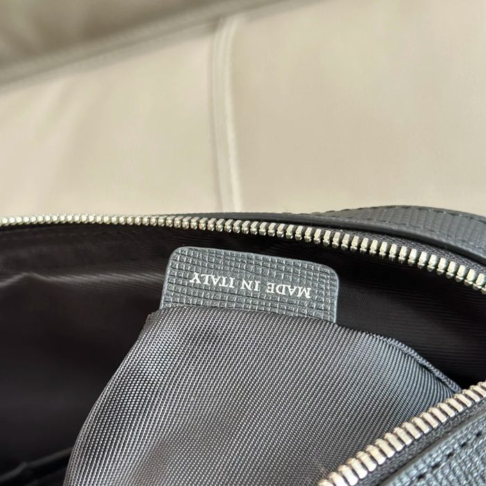 BURBERRY 884155 スモークチェックブリーフケース サイズ:37x27x5.5cm