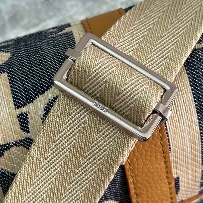 DIOR フラップメッセンジャー 酒椰葉効果オブリーク サイズ:24x18cm