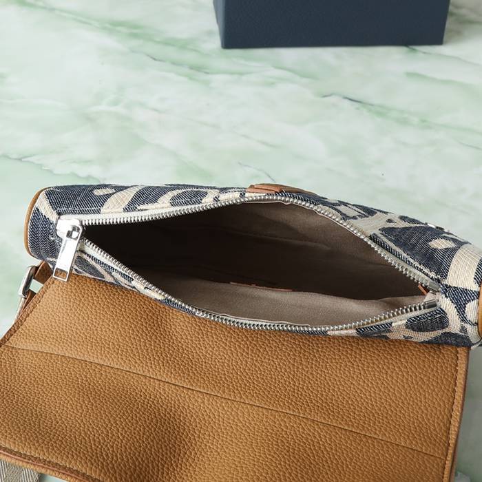 DIOR サドルバッグ 酒椰葉効果オブリーク サイズ:27x20cm