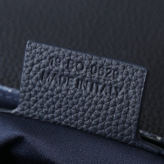 DIOR サドルメッセンジャー オブリーク 青 サイズ:21x16x5.5cm