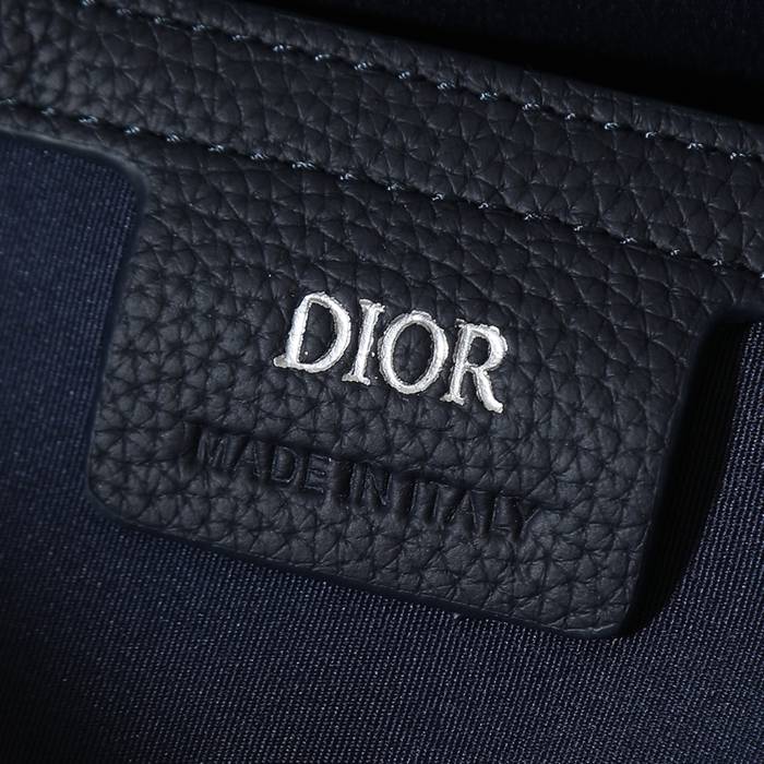DIOR ライダーソフト餃子バッグ オブリーク 青 サイズ:36x30.5x14.5cm